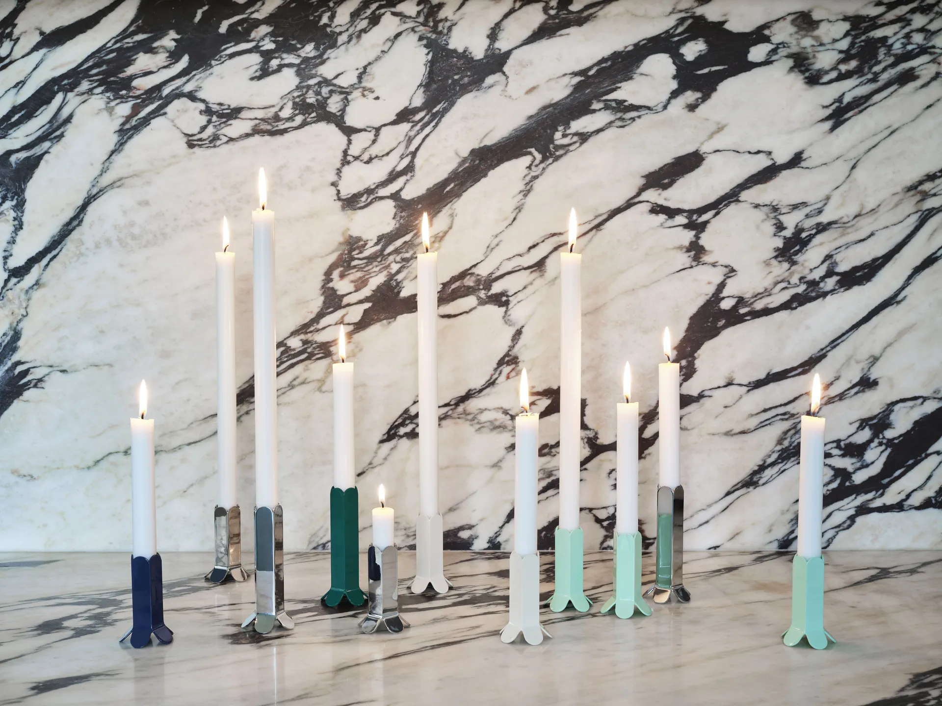 Świecznik Arcs 9 cm, Mirror HAY