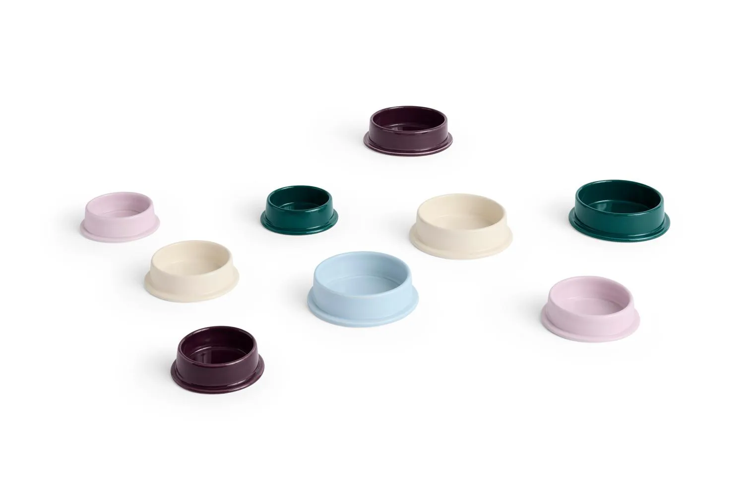 Świecznik Column Candleholder M 11 cm, Dusty blue HAY