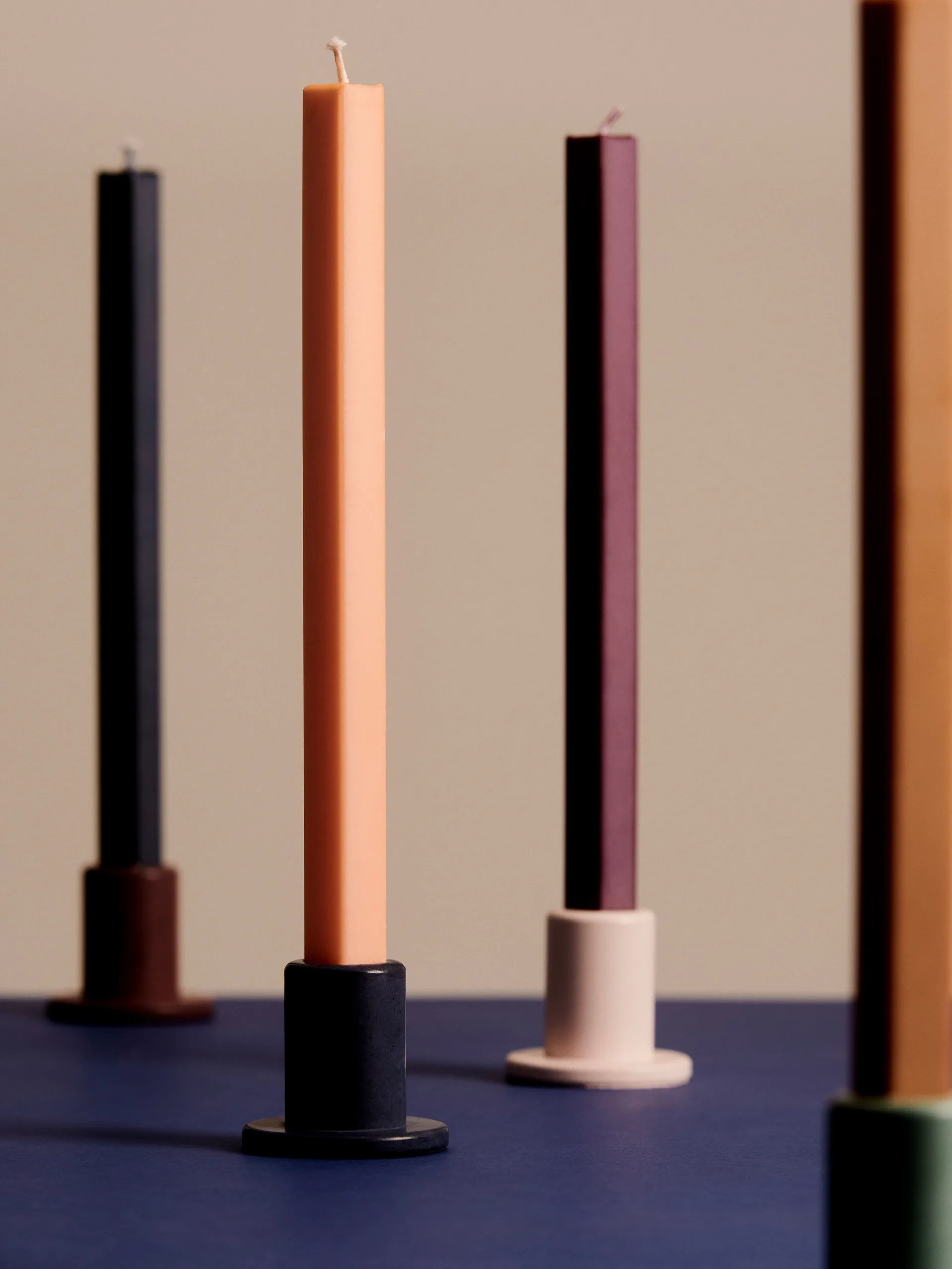 Świecznik Tube 5,5 cm, Light pink HAY