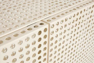 Szafka Perforated Cabinet large - Eggshell - HAY