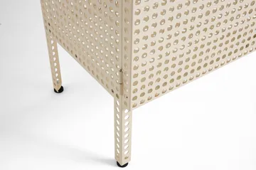 Szafka Perforated Cabinet large - Eggshell - HAY