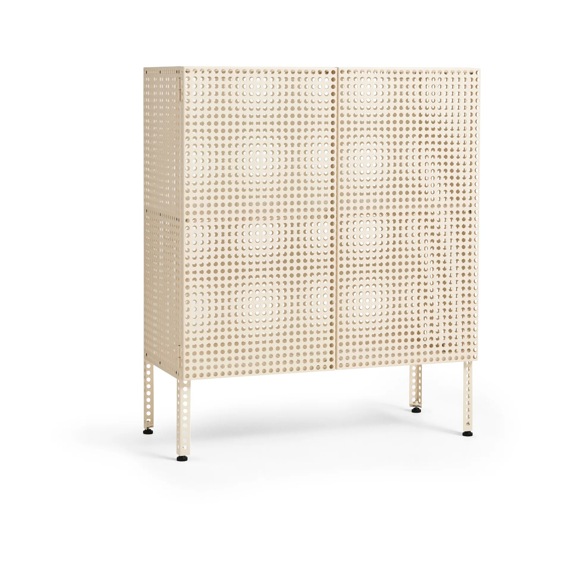 Szafka Perforated Cabinet medium, Eggshell HAY