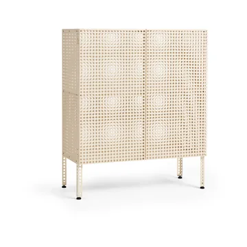 Szafka Perforated Cabinet medium - Eggshell - HAY