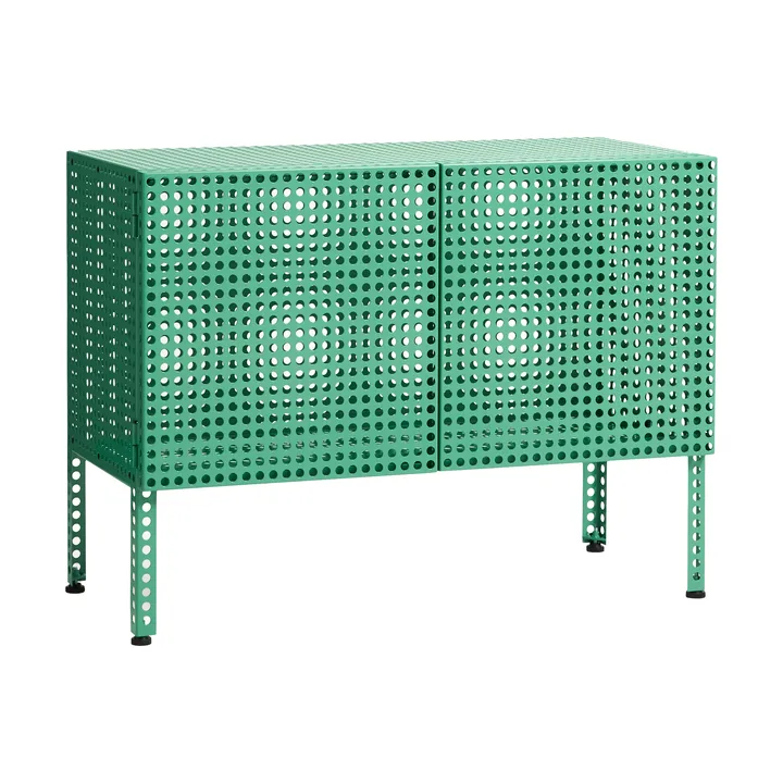 Szafka Perforated Cabinet small - Soft jade - HAY