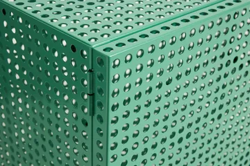 Szafka Perforated Cabinet small - Soft jade - HAY
