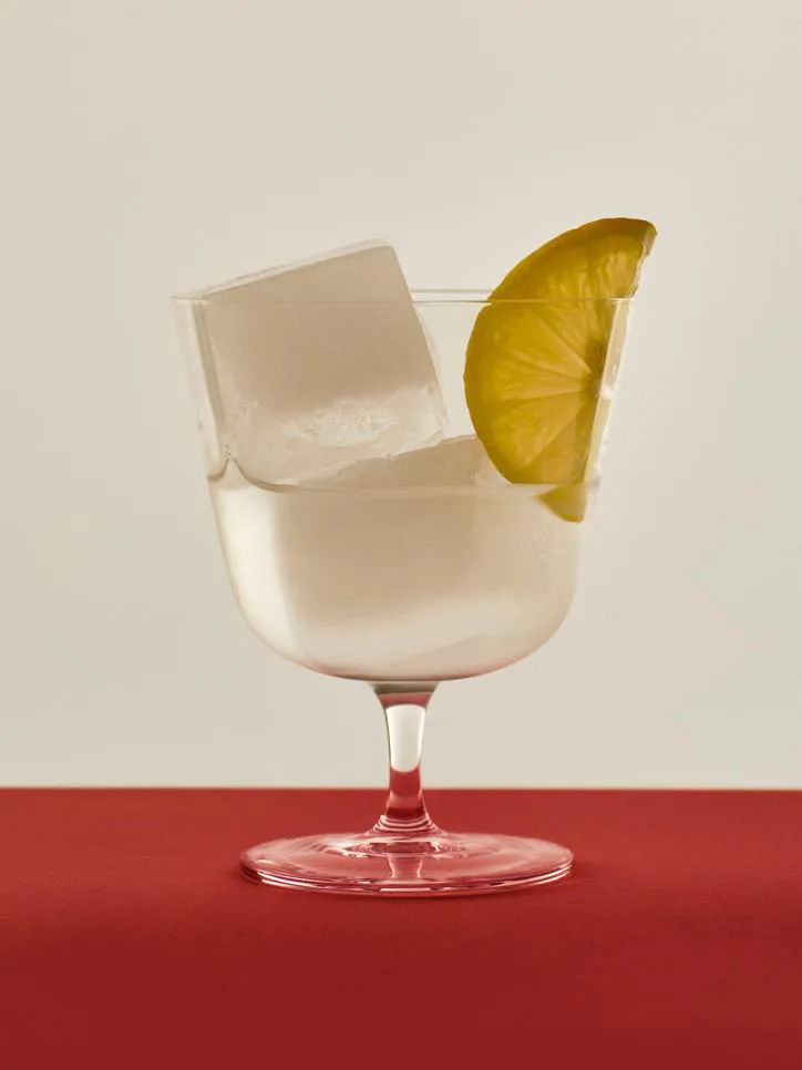 Szklanki Curve Stem 2 szt., Clear HAY