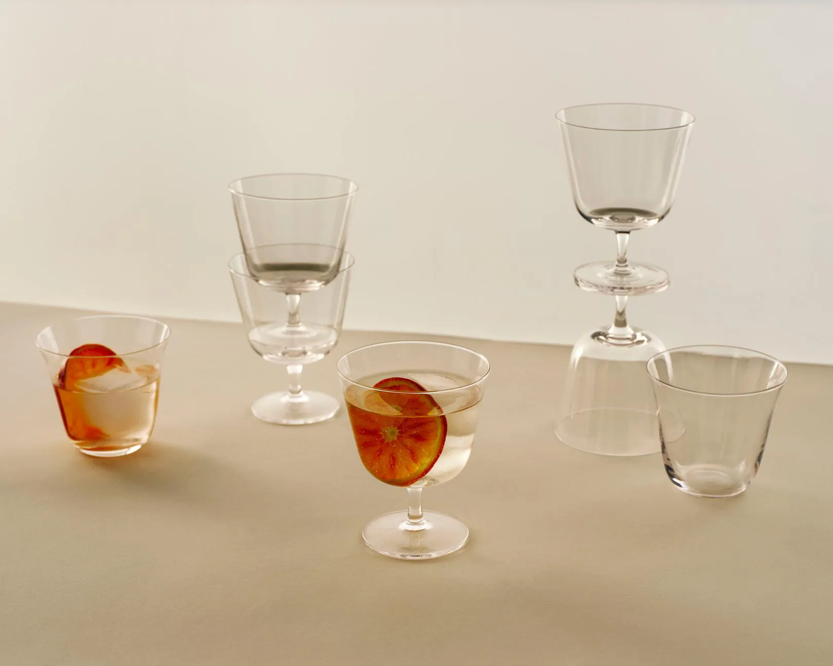 Szklanki Curve Tumbler 2 szt., Clear HAY