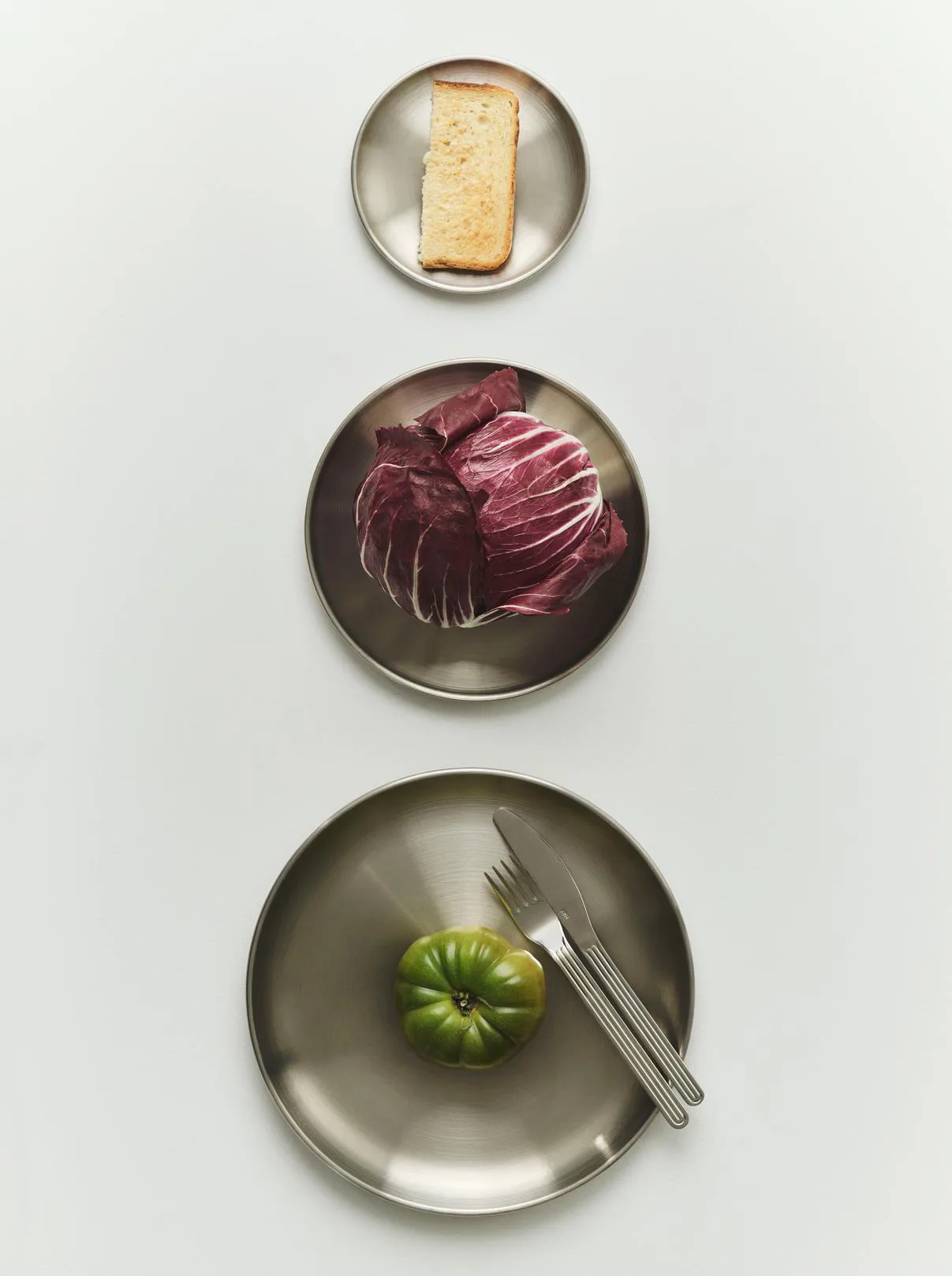 Talerz Outdoor Market, Stal nierdzewna, Ø26 cm, 2 szt. HAY