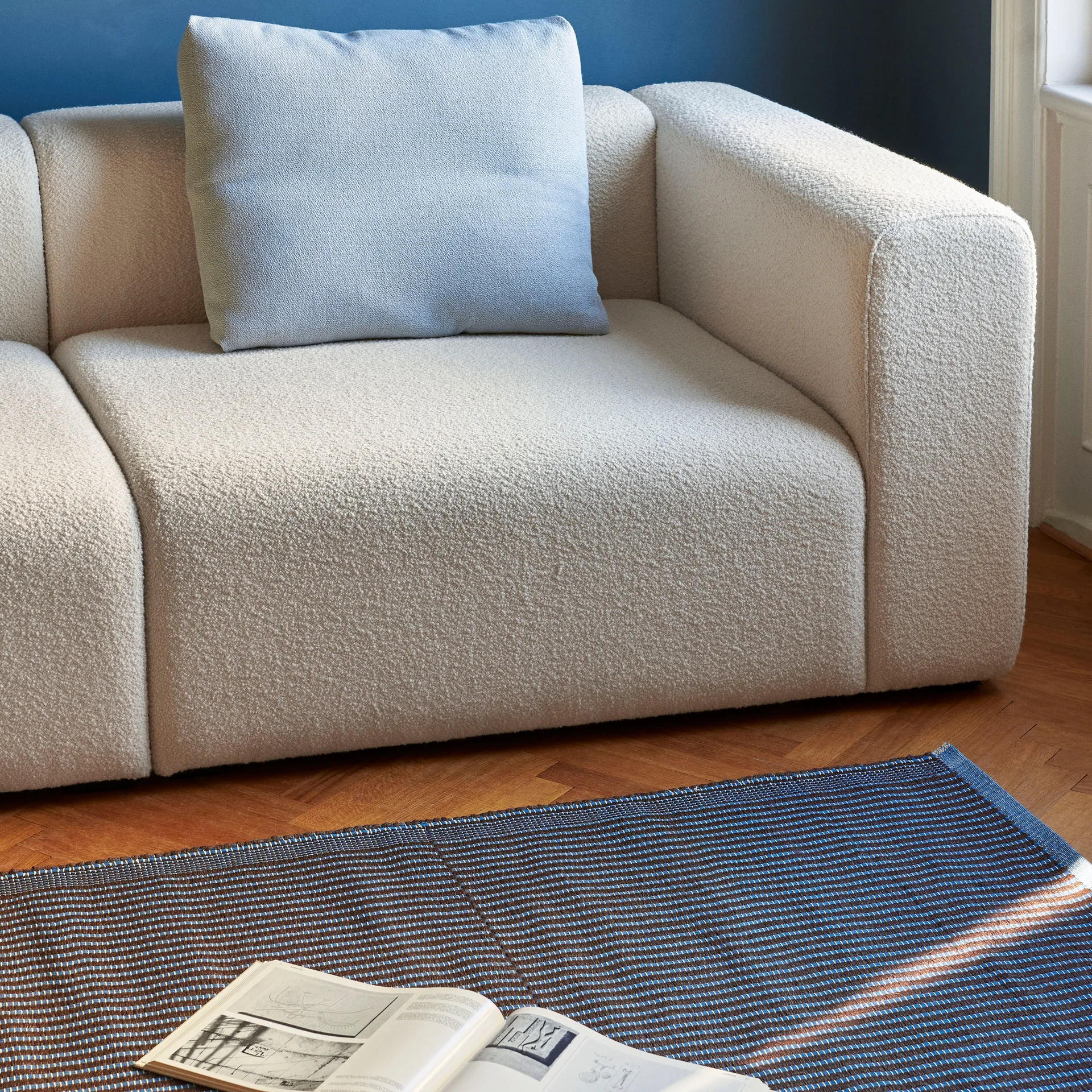 Tapis dywan 170x240 cm, Chestnut-blue HAY