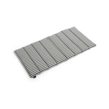 Terrazza Folding poduszka na siedzisko - Grey bold stripe, 82x40 cm - HAY