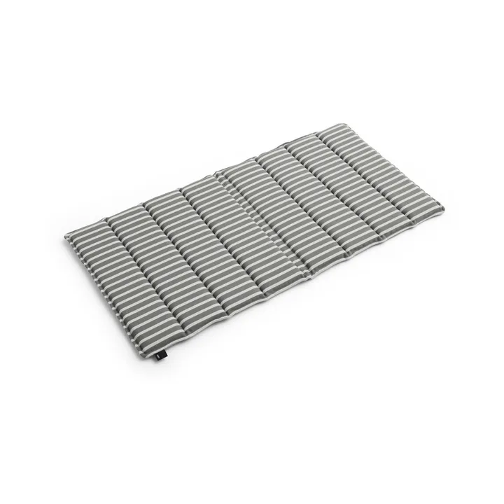 Terrazza Folding poduszka na siedzisko - Grey bold stripe, 82x40 cm - HAY