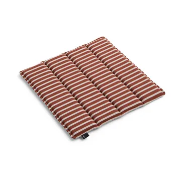 Terrazza poduszka na siedzisko - Terracotta bold stripe, 40x40 cm - HAY