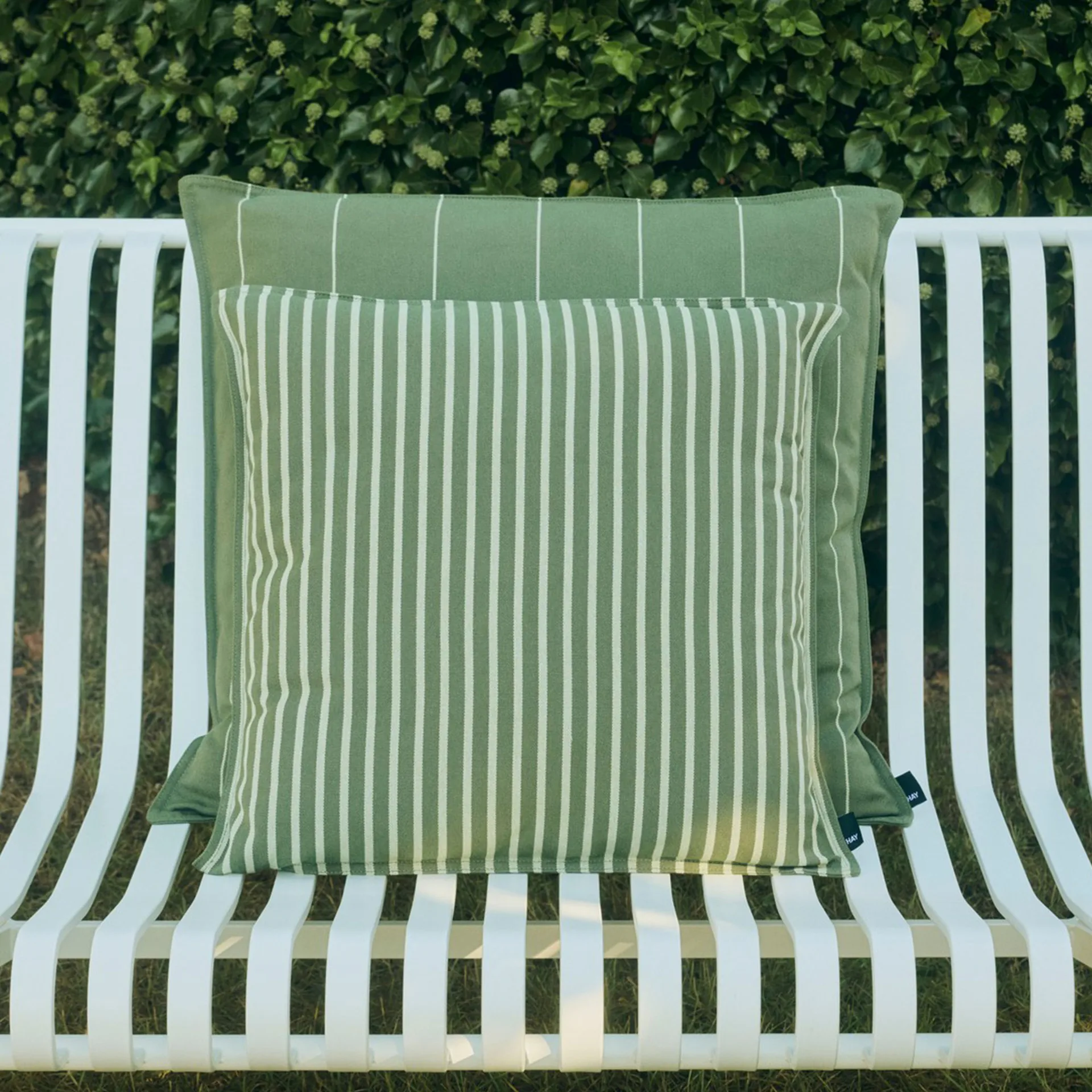 Terrazza poduszka, Olive bold stripe, 50x50 cm HAY