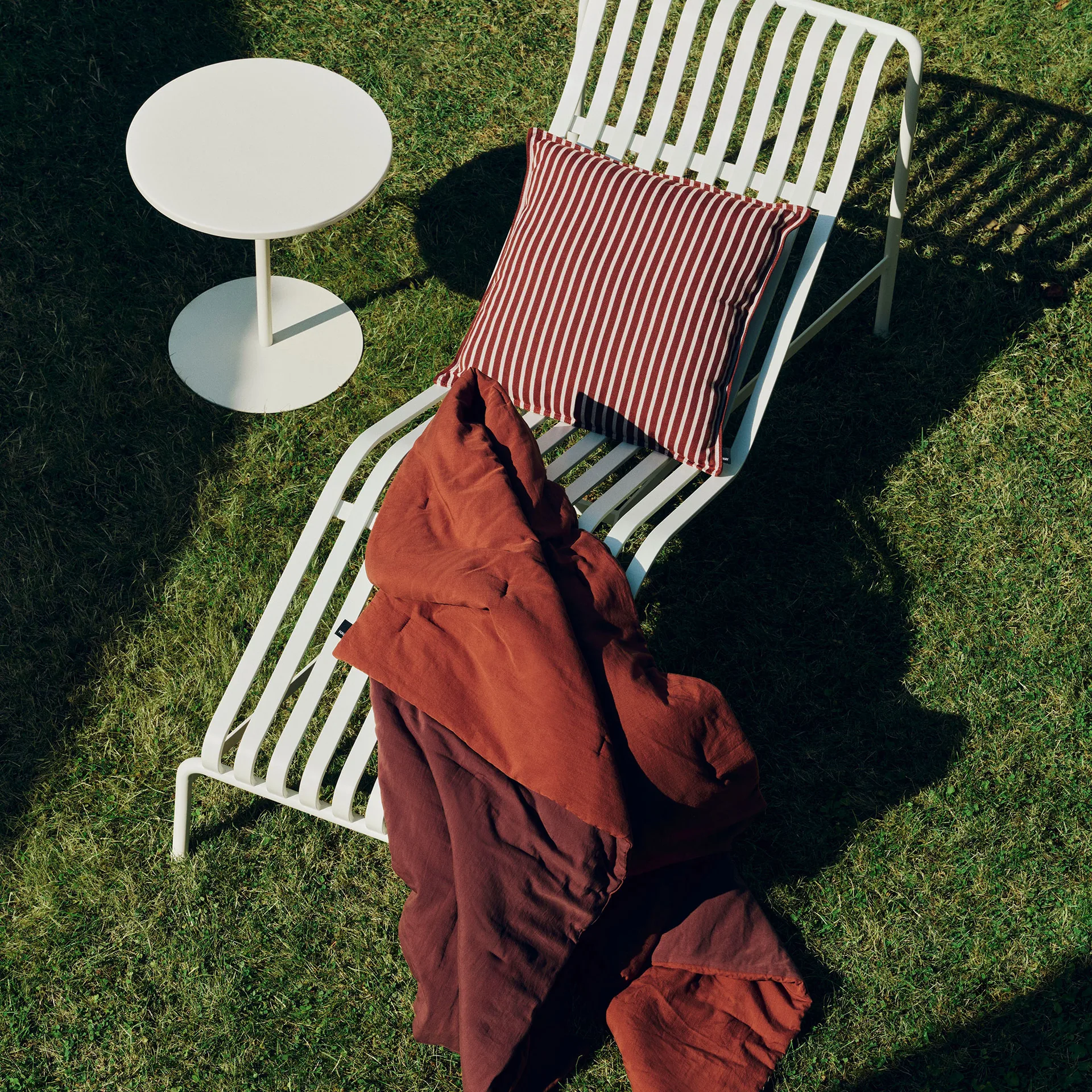 Terrazza poduszka, Terracotta bold stripe, 50x50 cm HAY