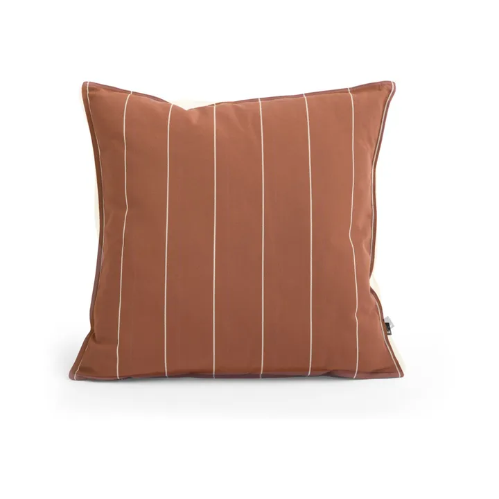 Terrazza poduszka - Terracotta narrow stripe, 60x60 cm - HAY