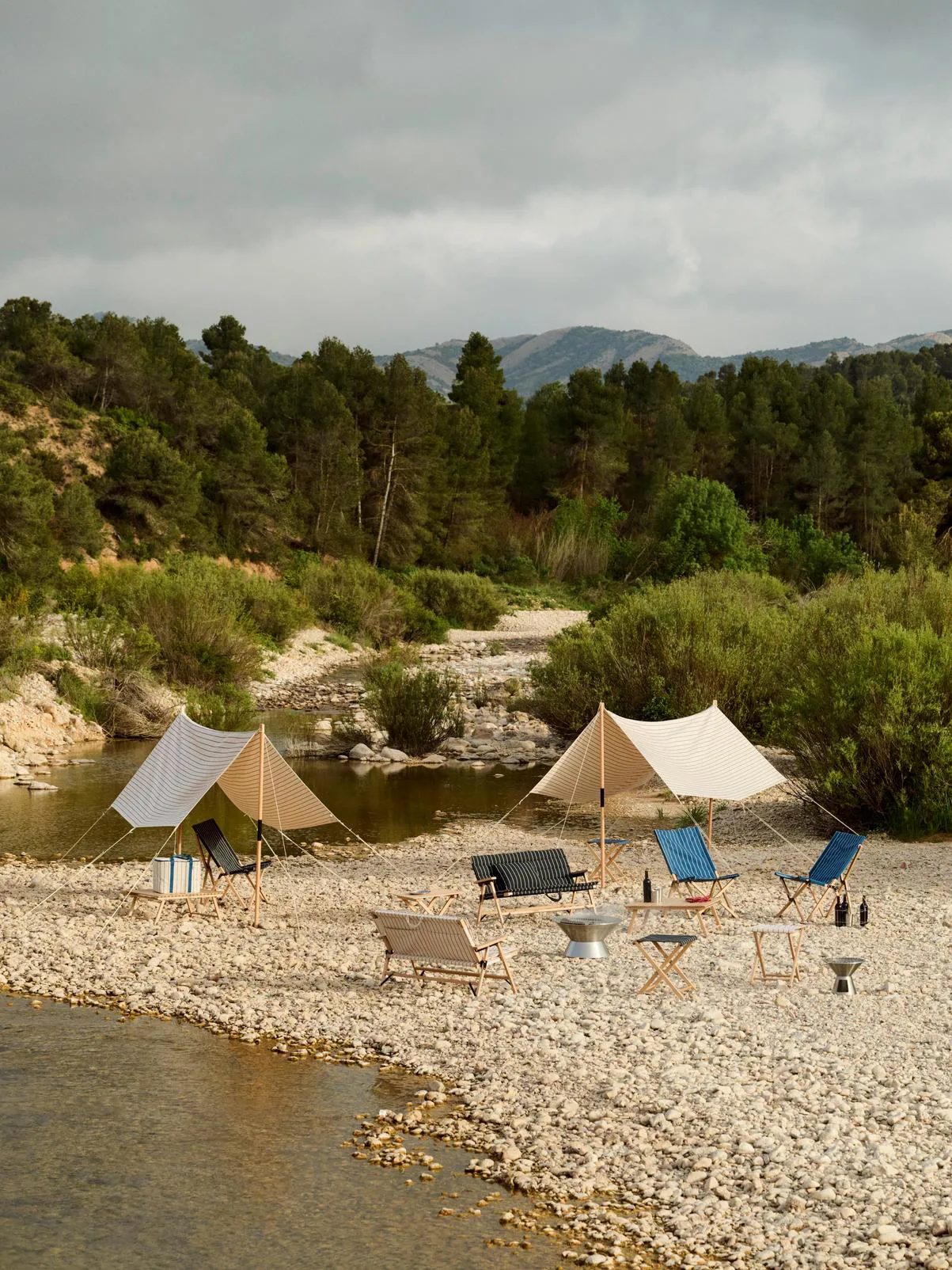 Torba termiczna Outdoor Market, Blue-beige HAY