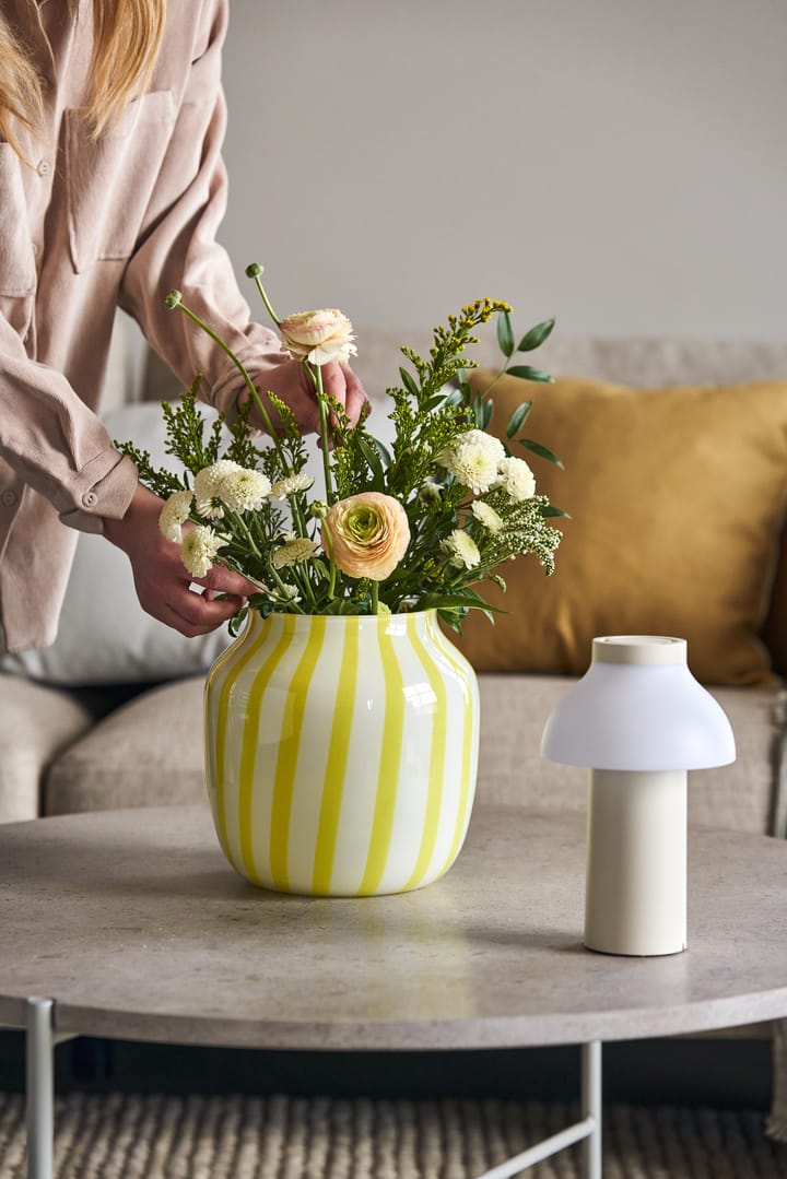 Wazon Juice Wide 22 cm, Żółty HAY