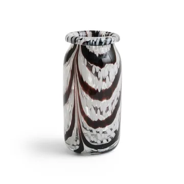 Wazon Splash Roll Neck XS 19 cm - Coffee and white - HAY