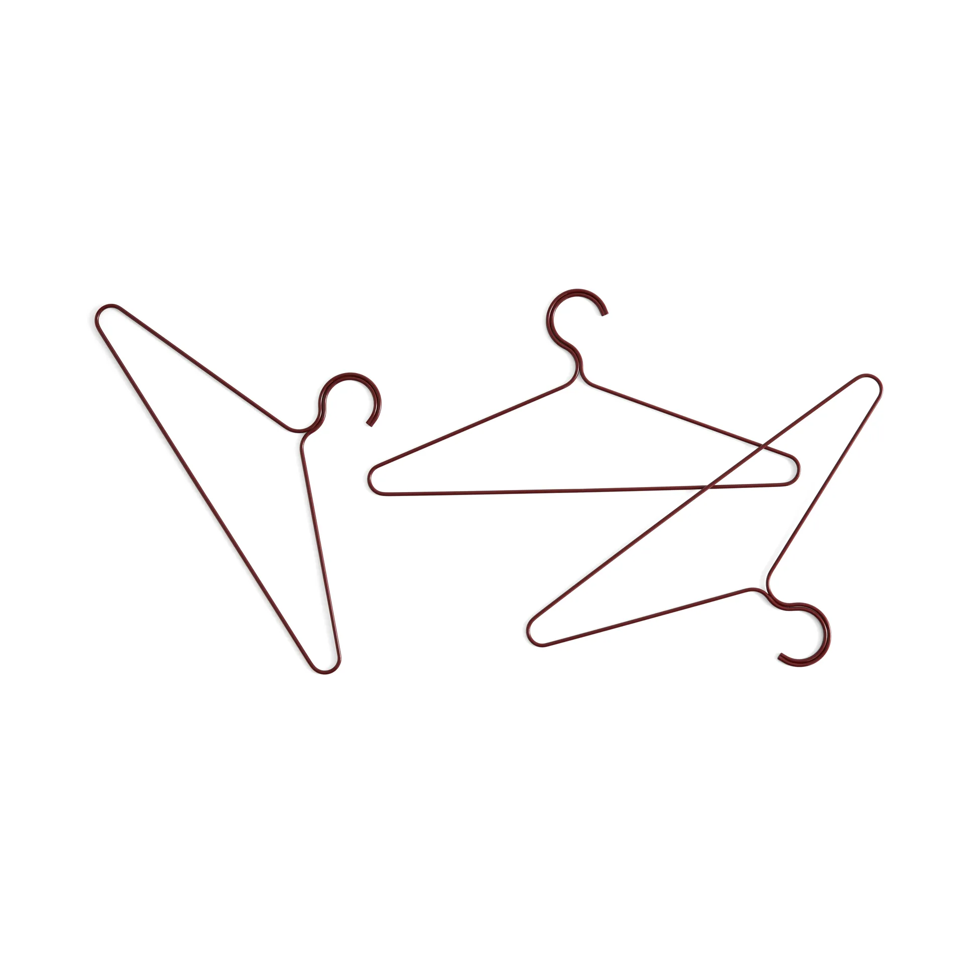 Wieszak Colour 3-pak, Maroon red HAY