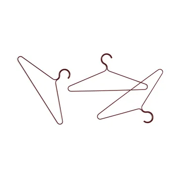 Wieszak Colour 3-pak - Maroon red - HAY