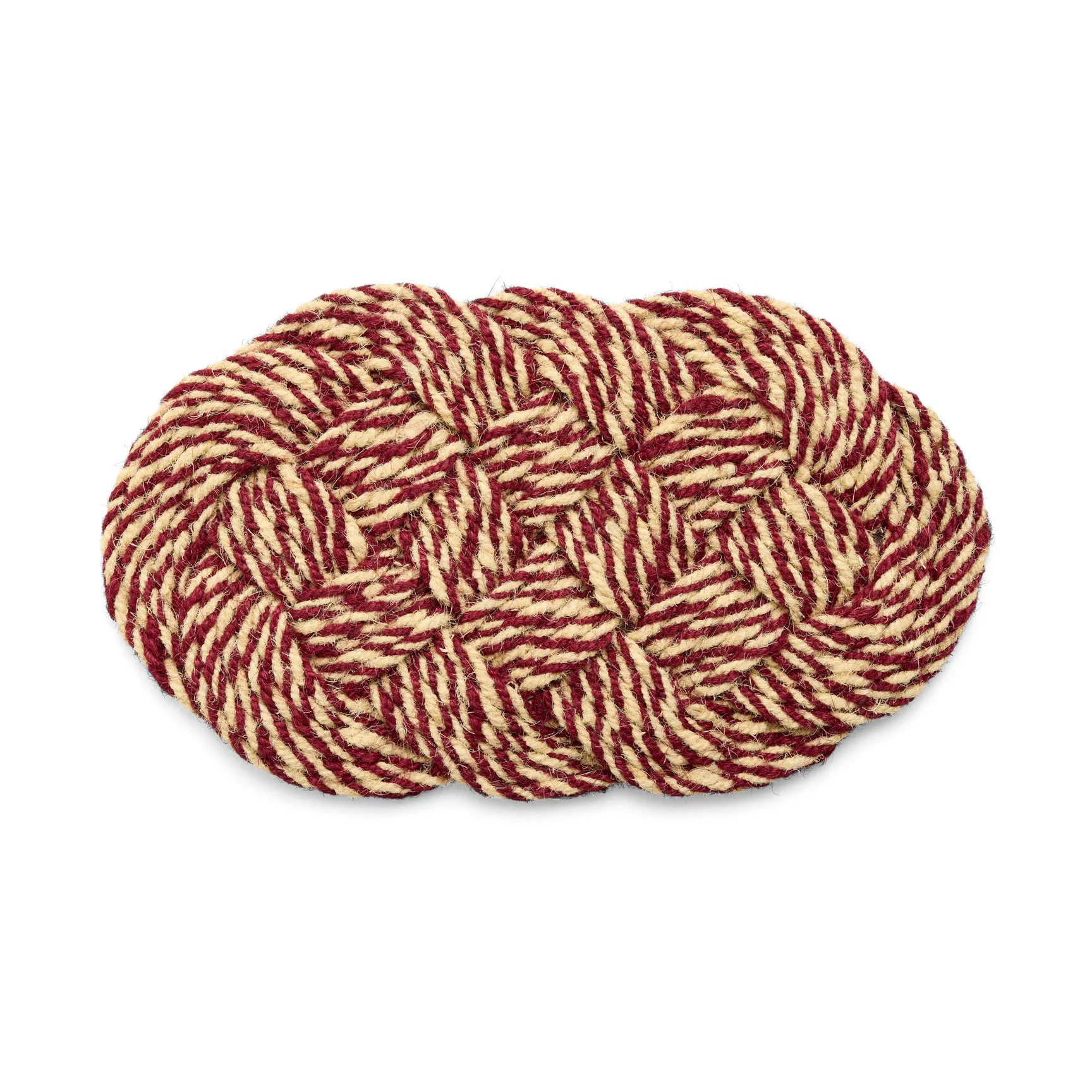Wycieraczka Coco 40x80 cm, Swirl bordeaux-off white HAY