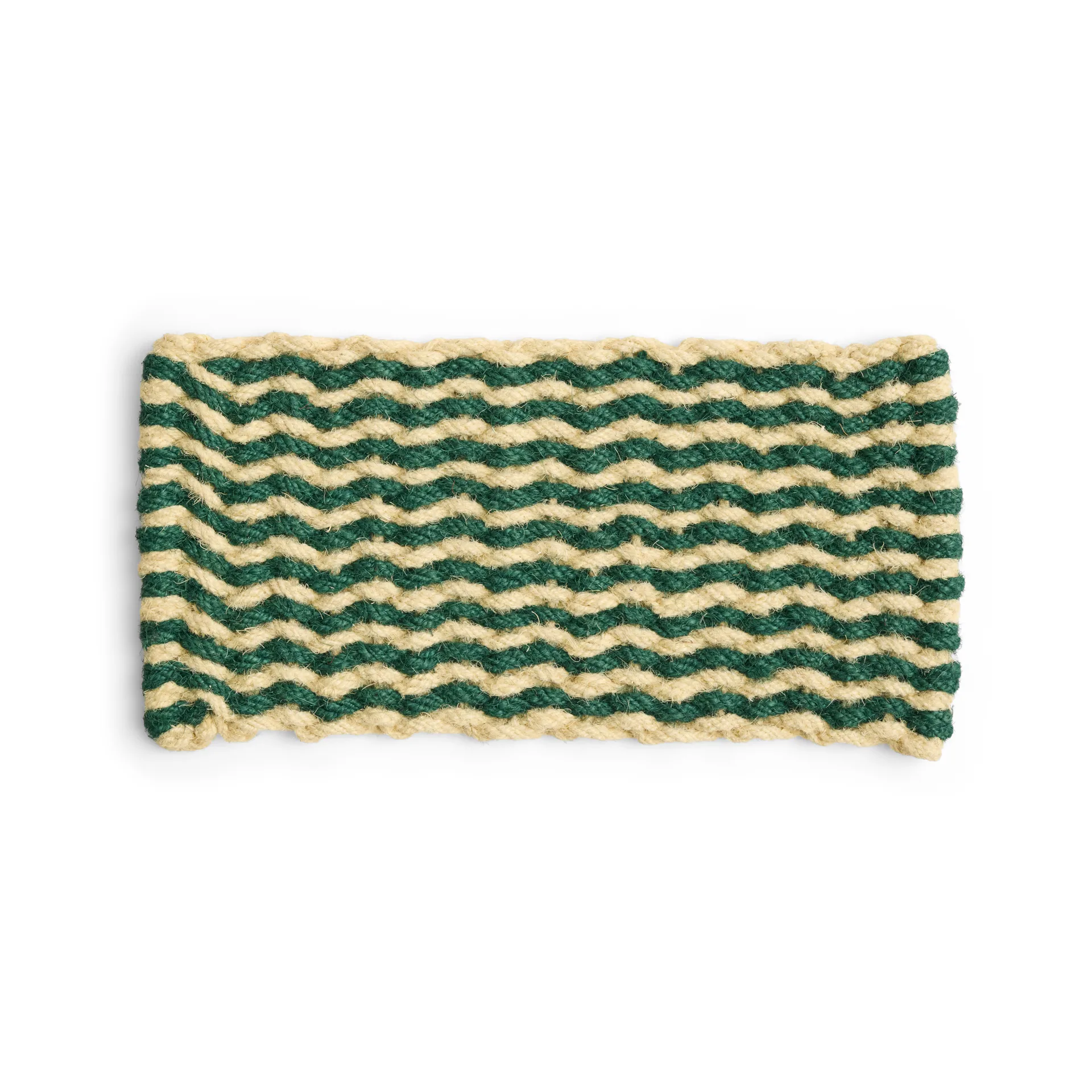 Wycieraczka Coco Stripe Wave, Dark green-white HAY