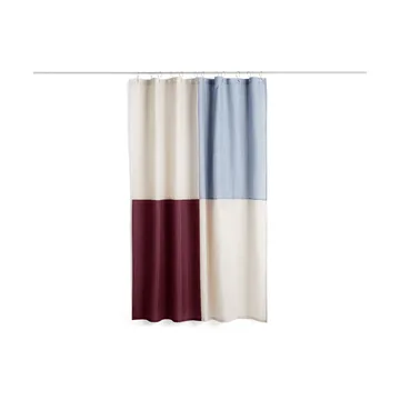 Zasłona prysznicowa Check 180x200 cm - Burgundy - HAY