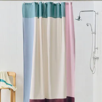 Zasłona prysznicowa Pivot 180x200 cm - Multi pink - HAY