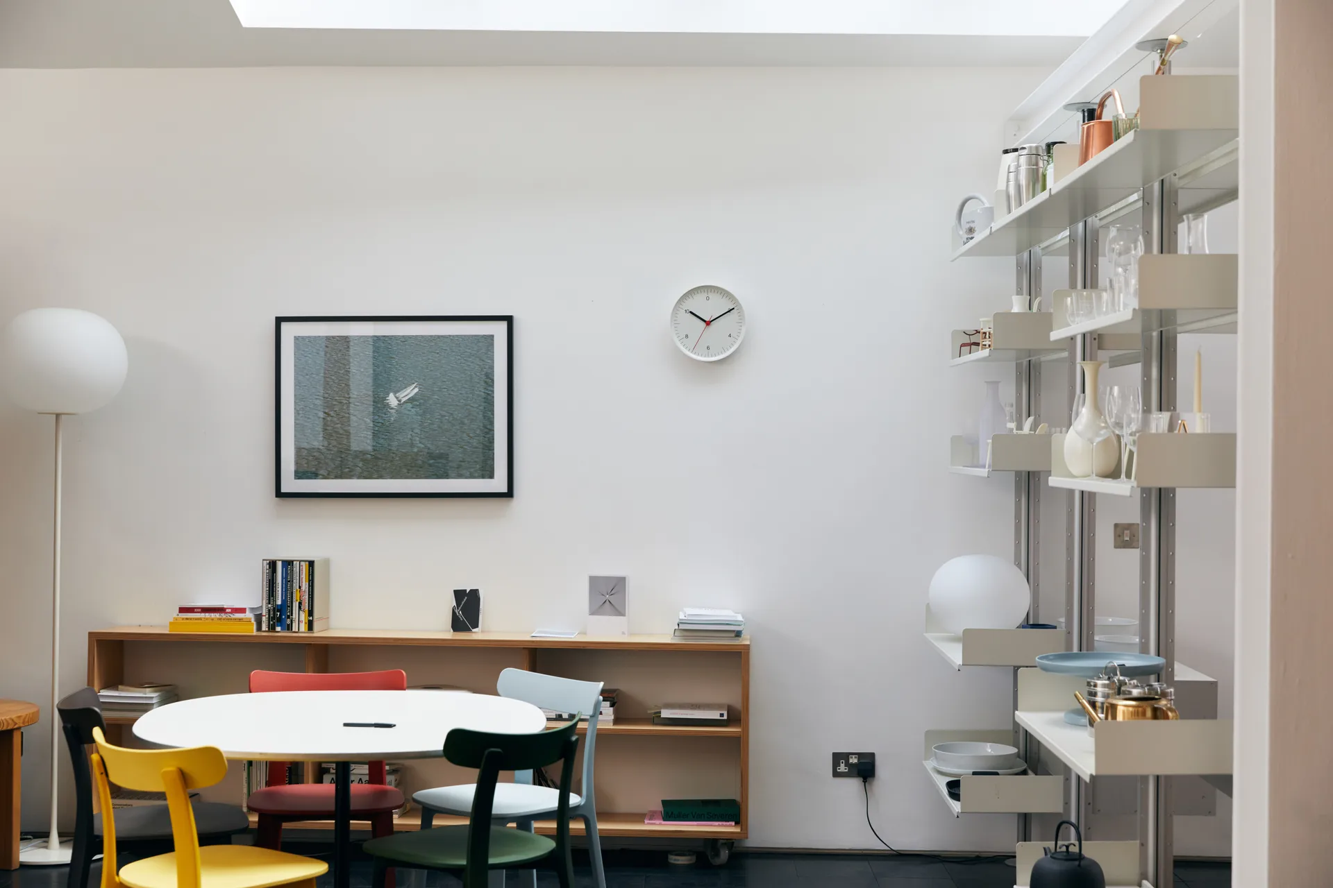 Zegar ścienny Wall Clock Ø26,5 cm, Biały HAY