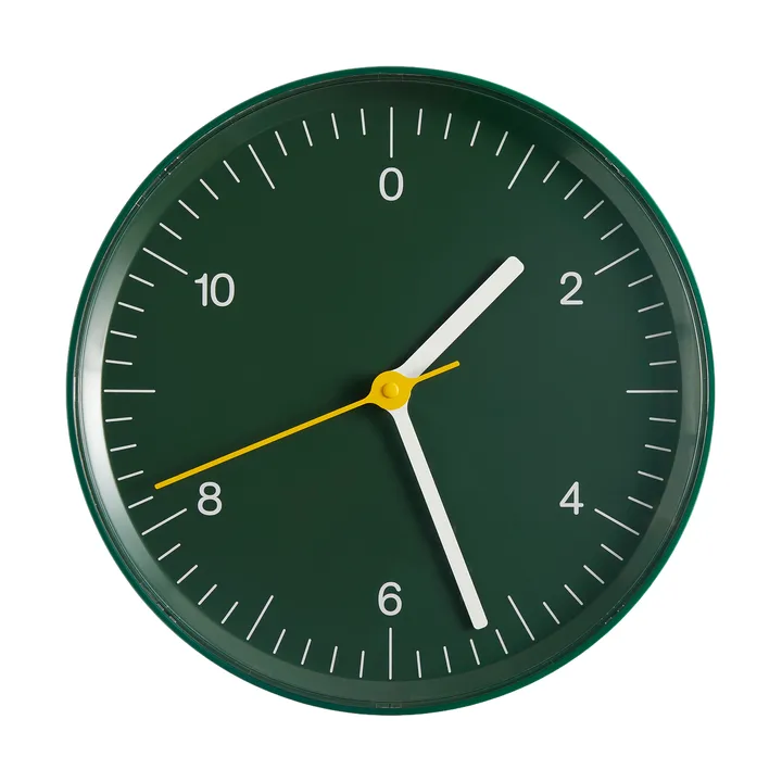 Zegar ścienny Wall Clock Ø26,5 cm - Zielony - HAY