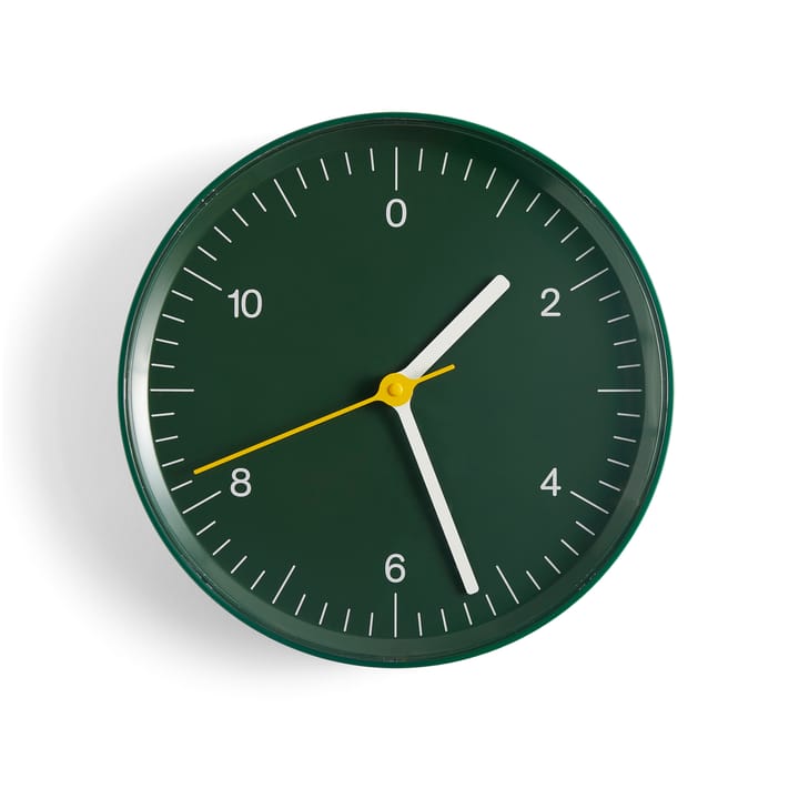 Zegar ścienny Wall Clock Ø26,5 cm - Zielony - HAY