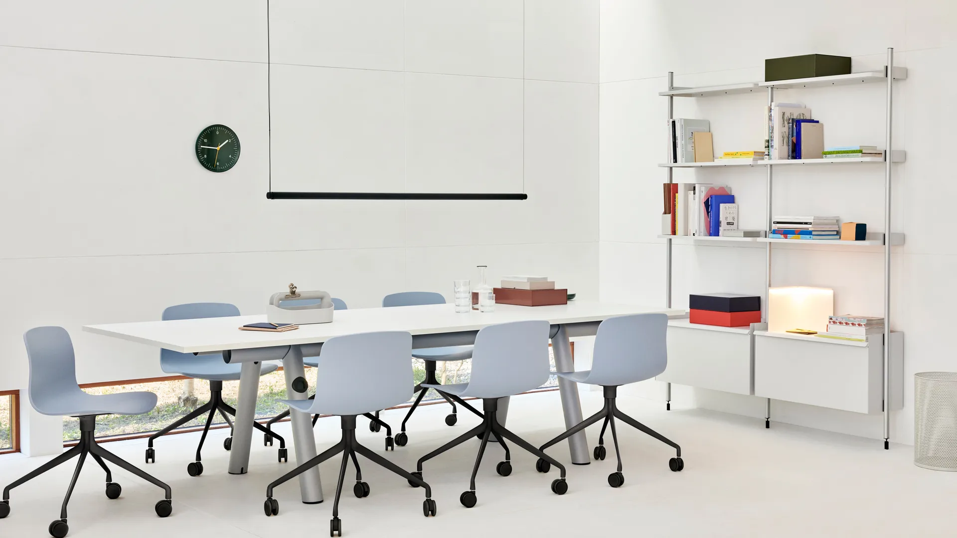 Zegar ścienny Wall Clock Ø26,5 cm, Zielony HAY