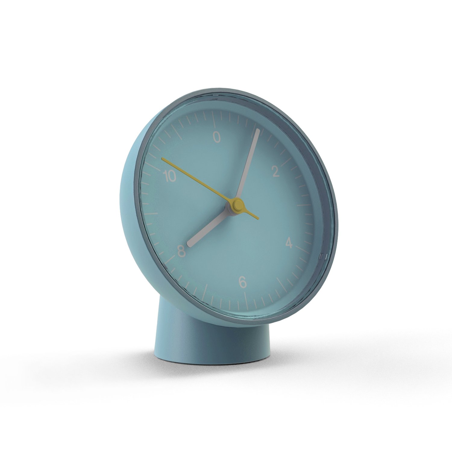 HAY Zegar ścienny/stołowy Table Clock Blue | Skandynawski Design | Zegary stołowe | Niebieski
