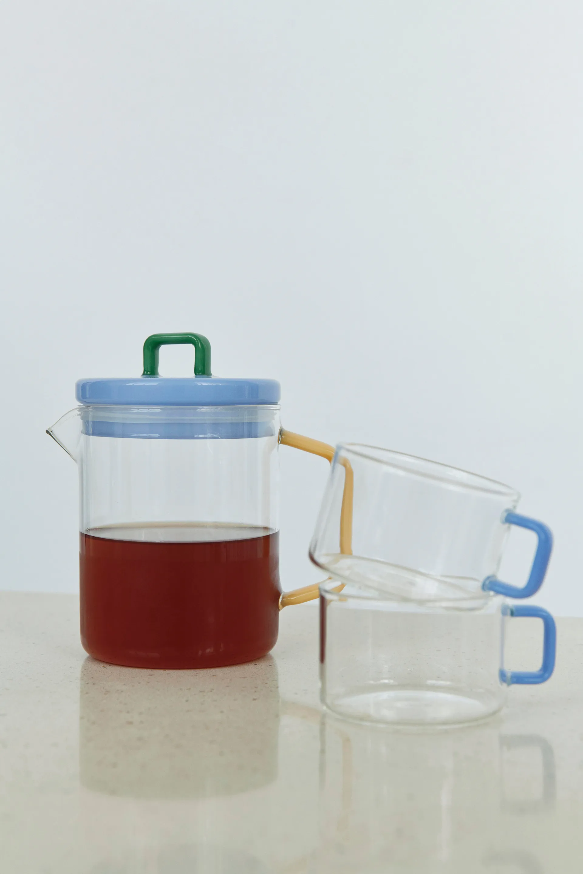 Zestaw kubków Brew Cup, 2 szt, Jade light blue HAY