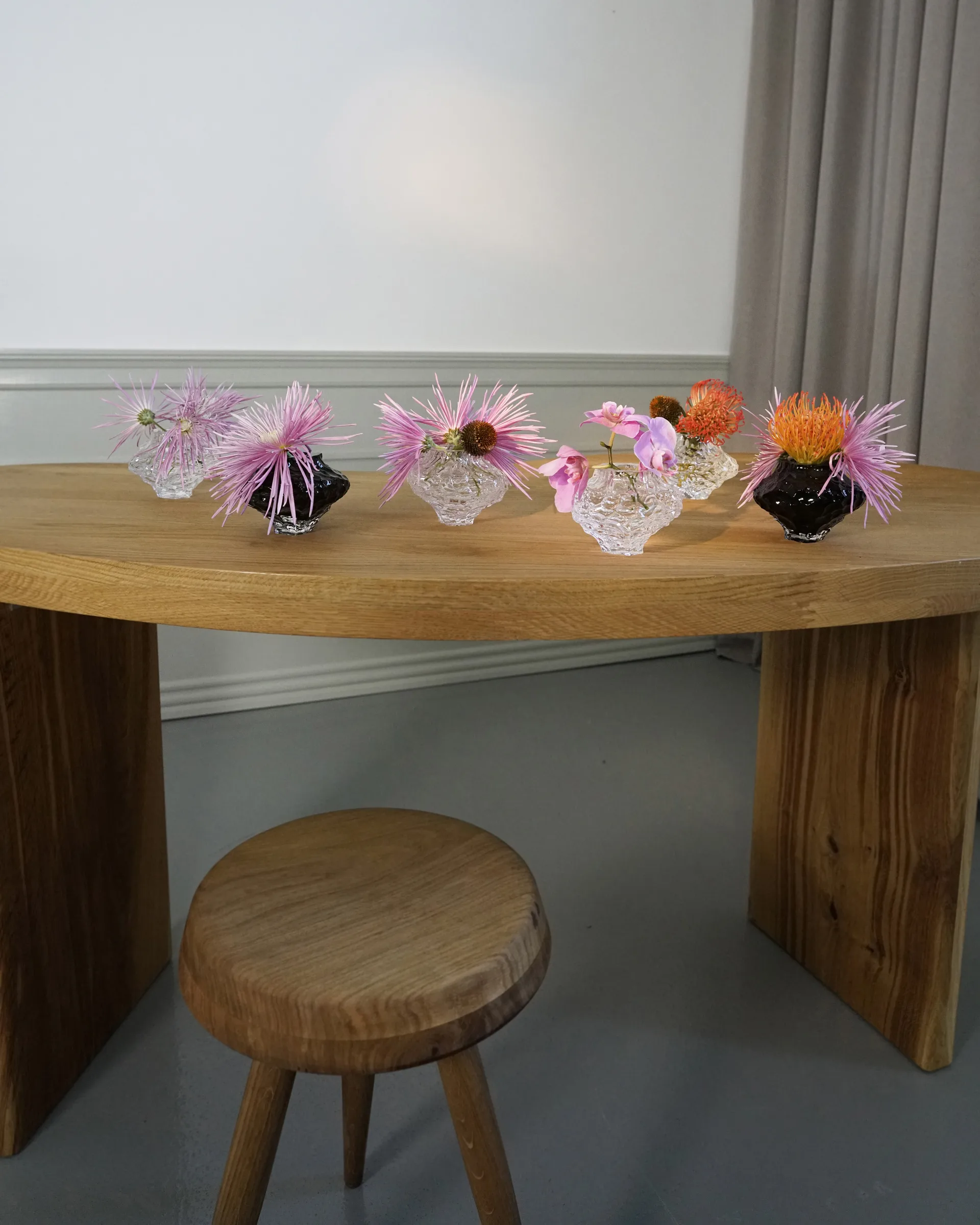 Mini wazon Canyon 8 cm, New smoke Hein Studio