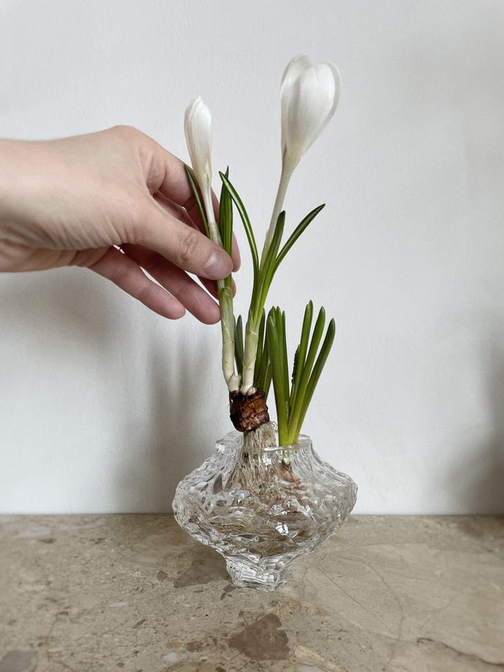 Mini wazon Canyon 8 cm - Przezroczysty - Hein Studio