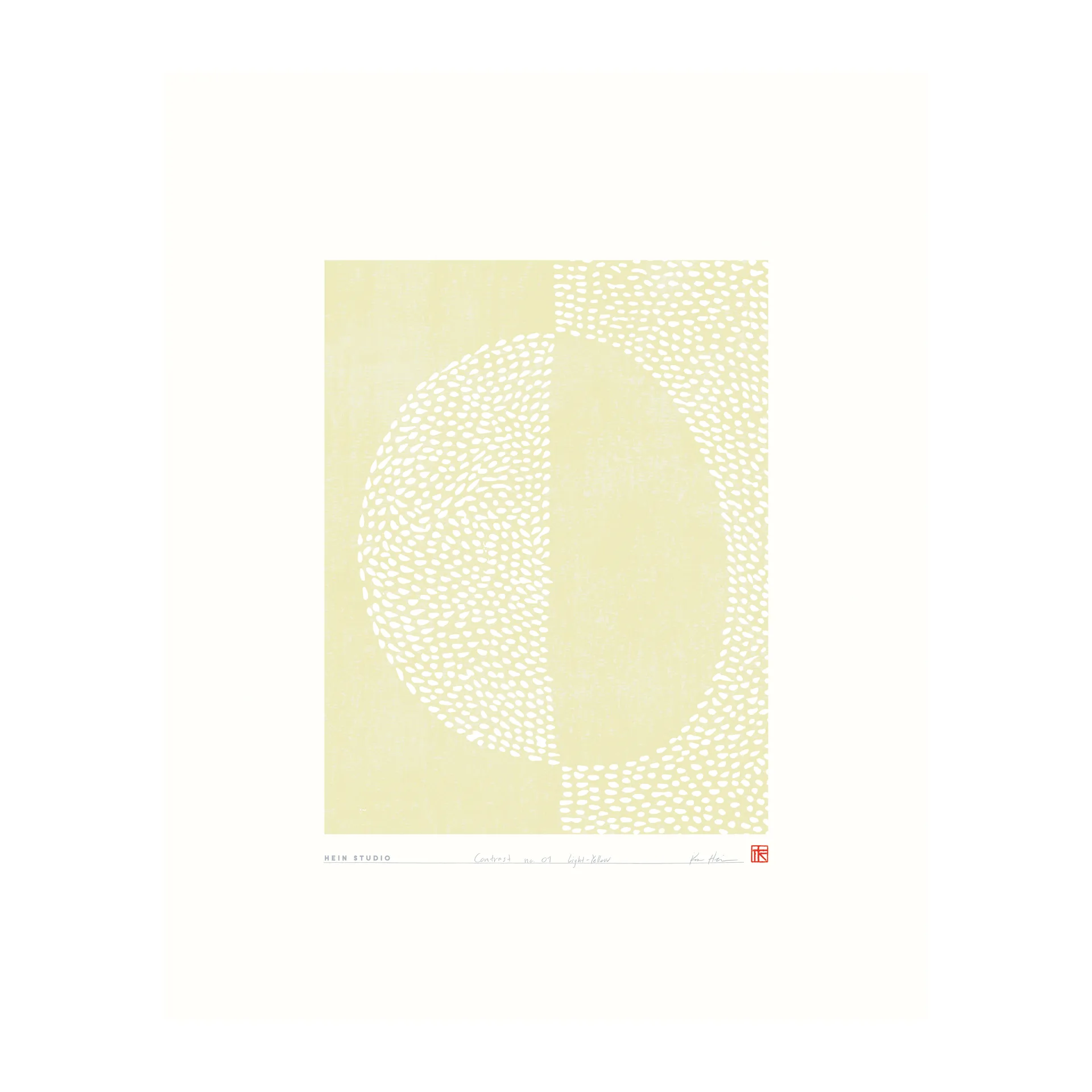 Plakat Contrast 40x50 cm, No. 01 Hein Studio