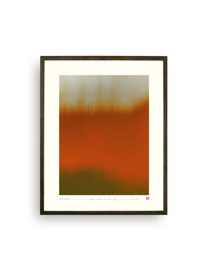 Plakat orange Sunrise 40x50 cm - No. 02 - Hein Studio