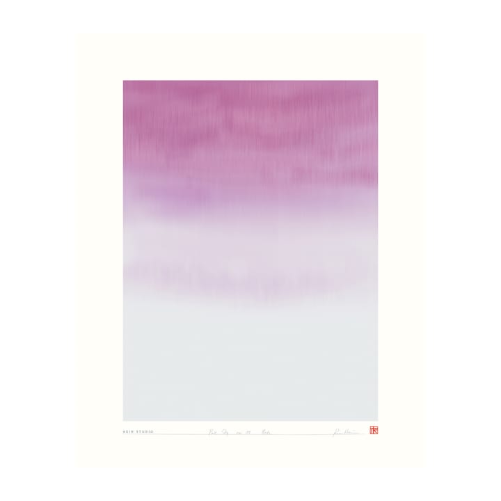 Plakat Pink Sky 40x50 cm  - No. 01 - Hein Studio