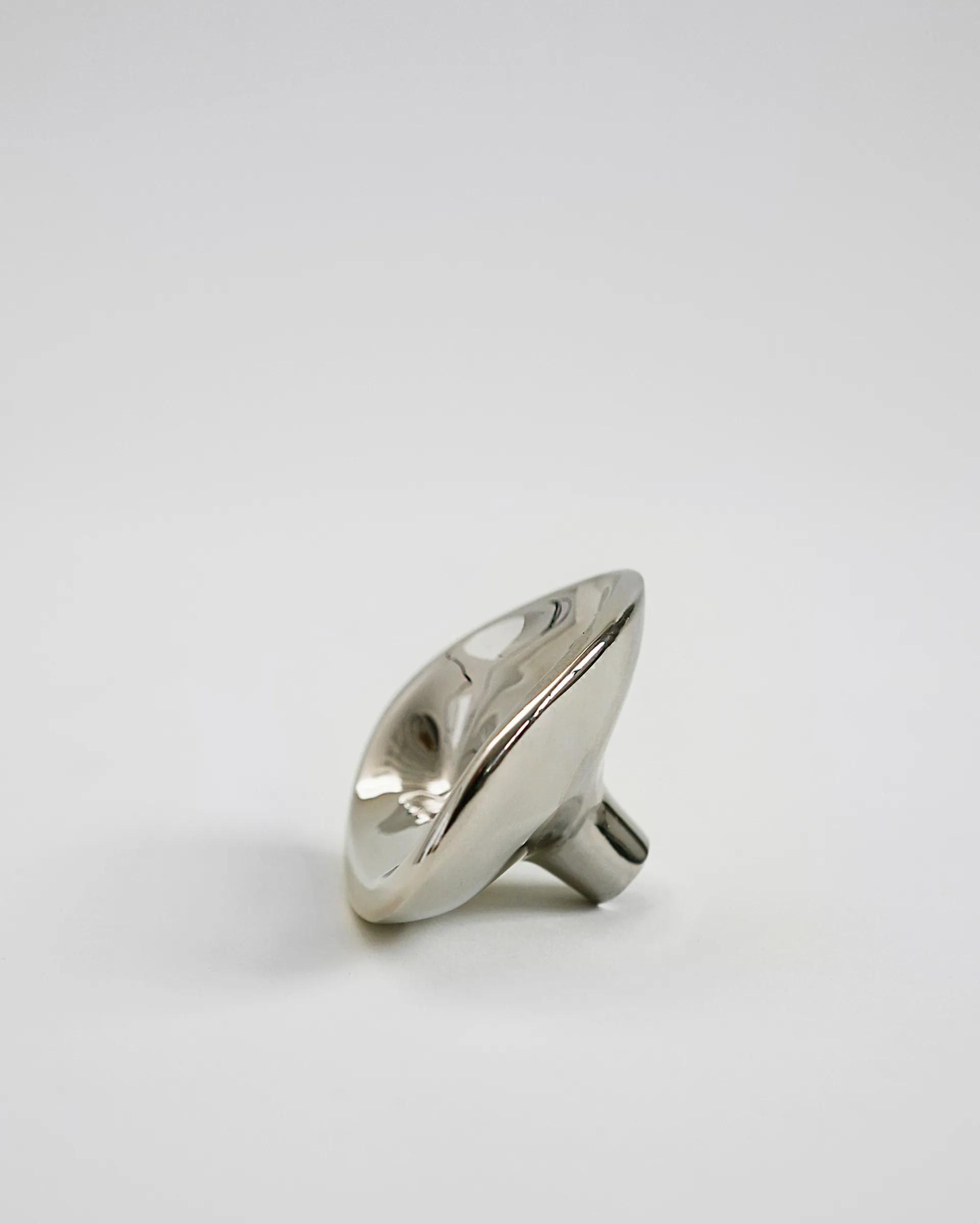 Ripple no. 01 mała gałka, Chrome Hein Studio