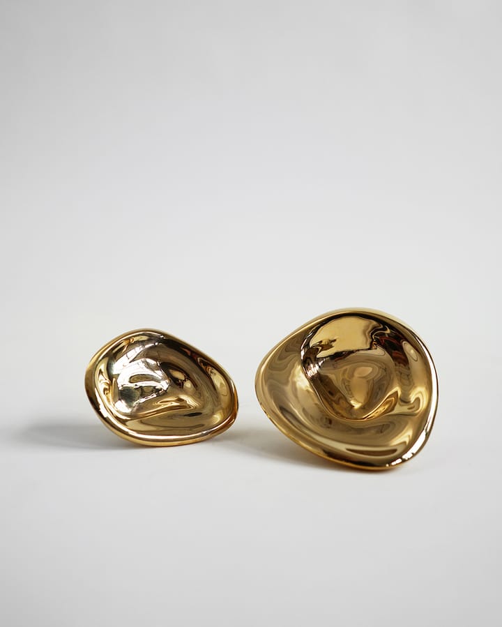 Ripple no. 02 duża gałka, Brass Hein Studio