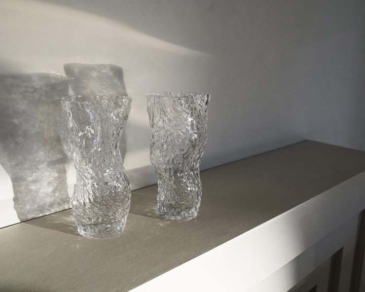Szklany wazon Ostrea Rock 30 cm, Przezroczysty Hein Studio