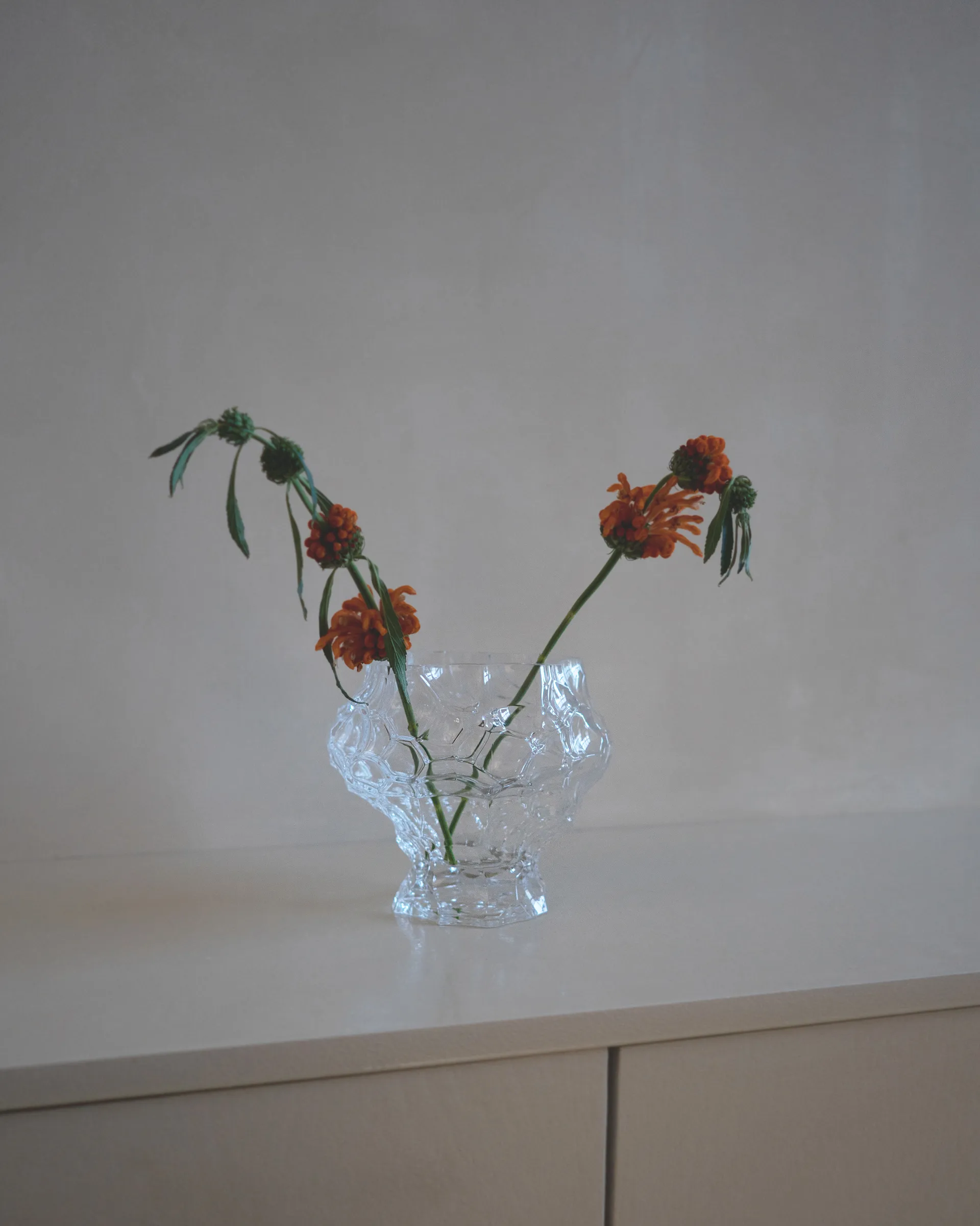 Wazon Canyon medium 18 cm, Clear Hein Studio