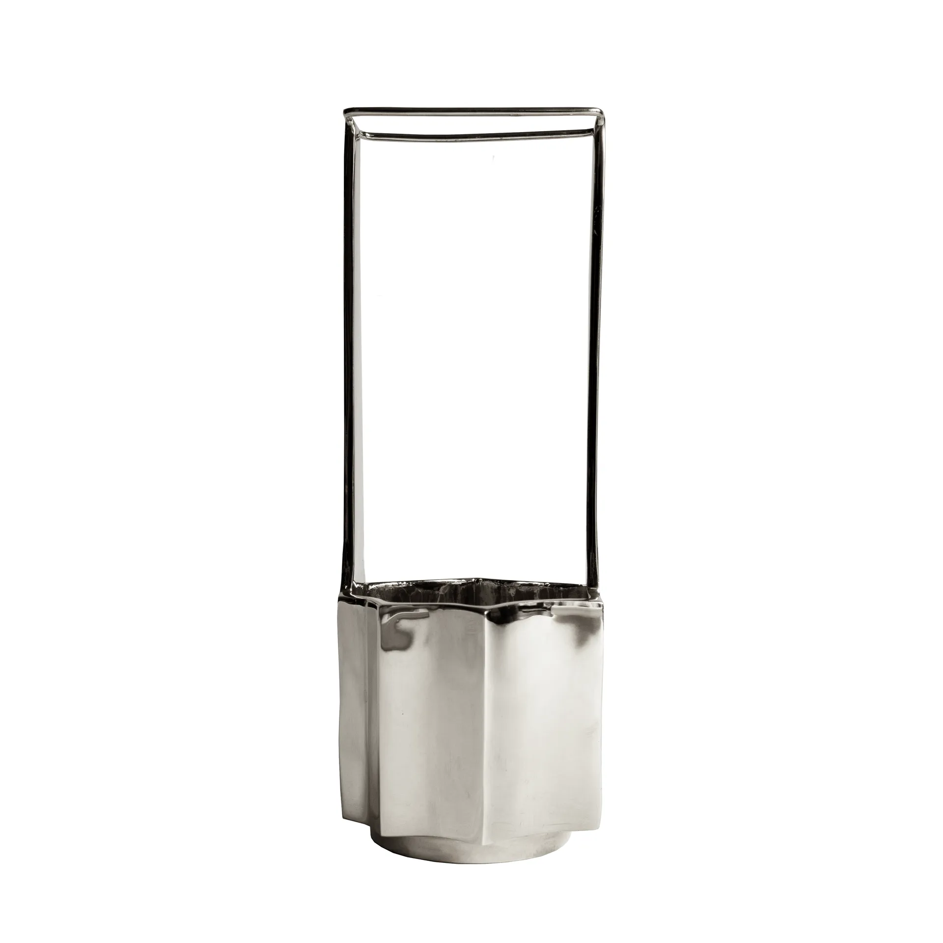 Wazon Ikebana 30 cm, Nikiel Hein Studio