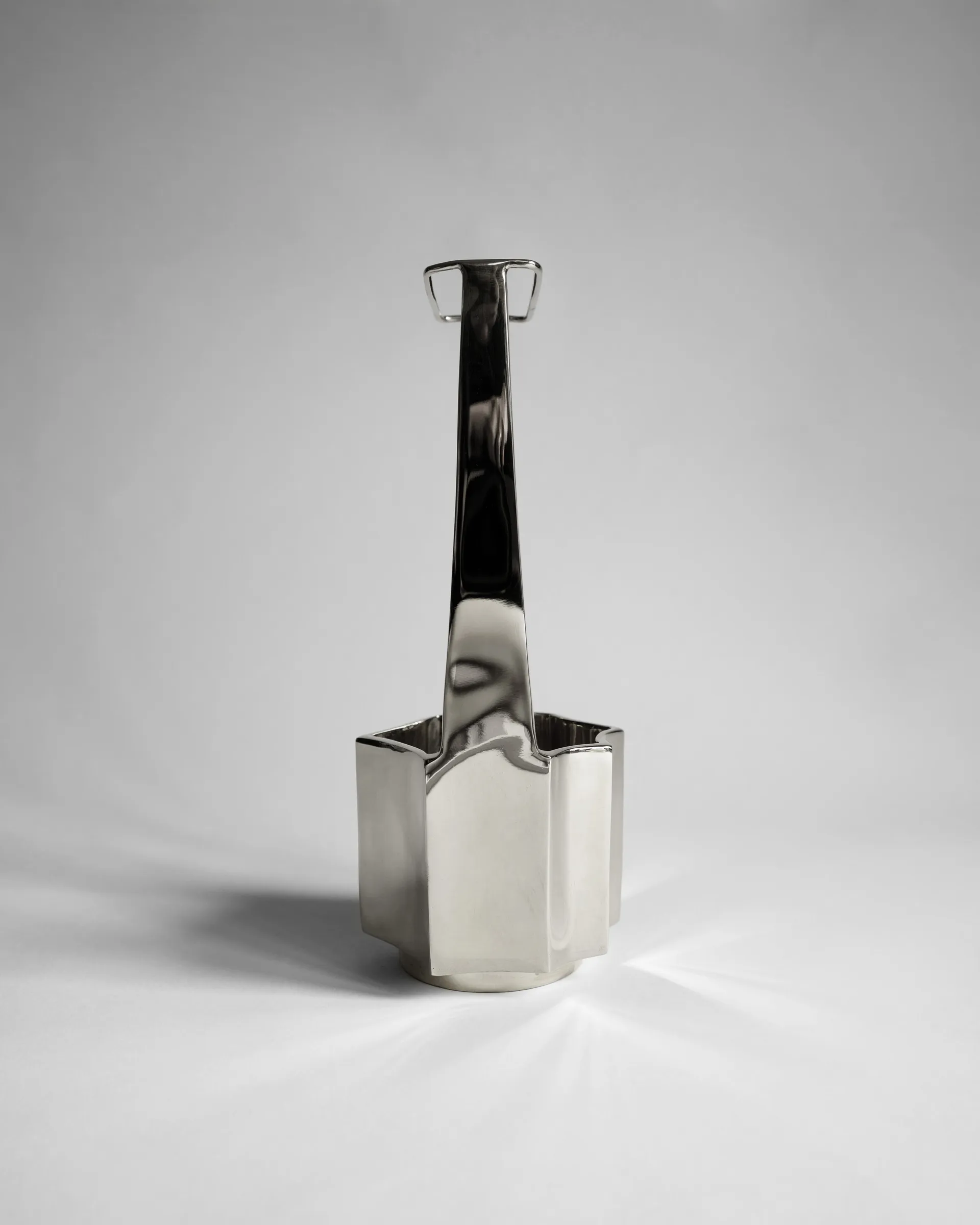 Wazon Ikebana 30 cm, Nikiel Hein Studio