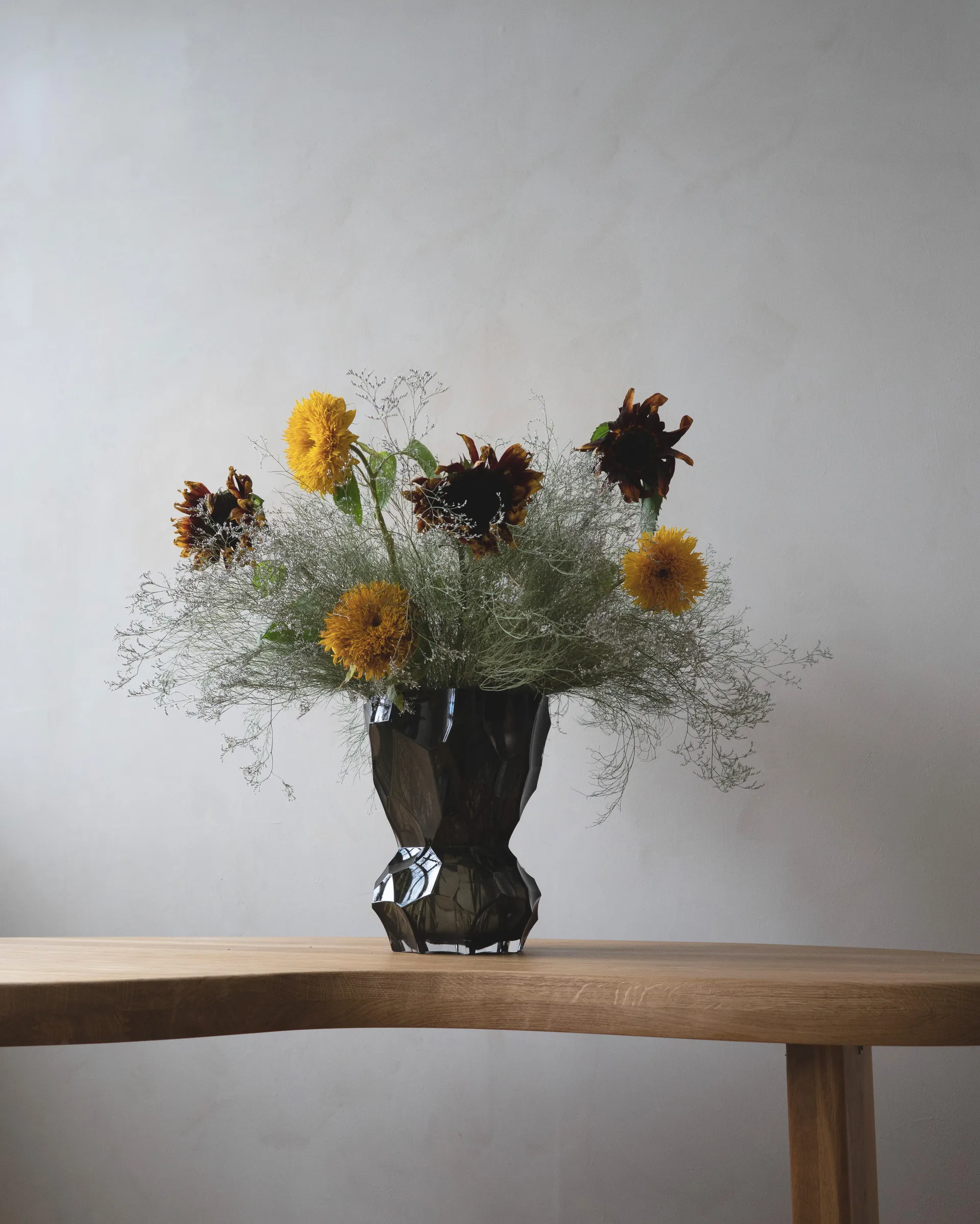 Wazon Reflection 24x30 cm, New smoke Hein Studio