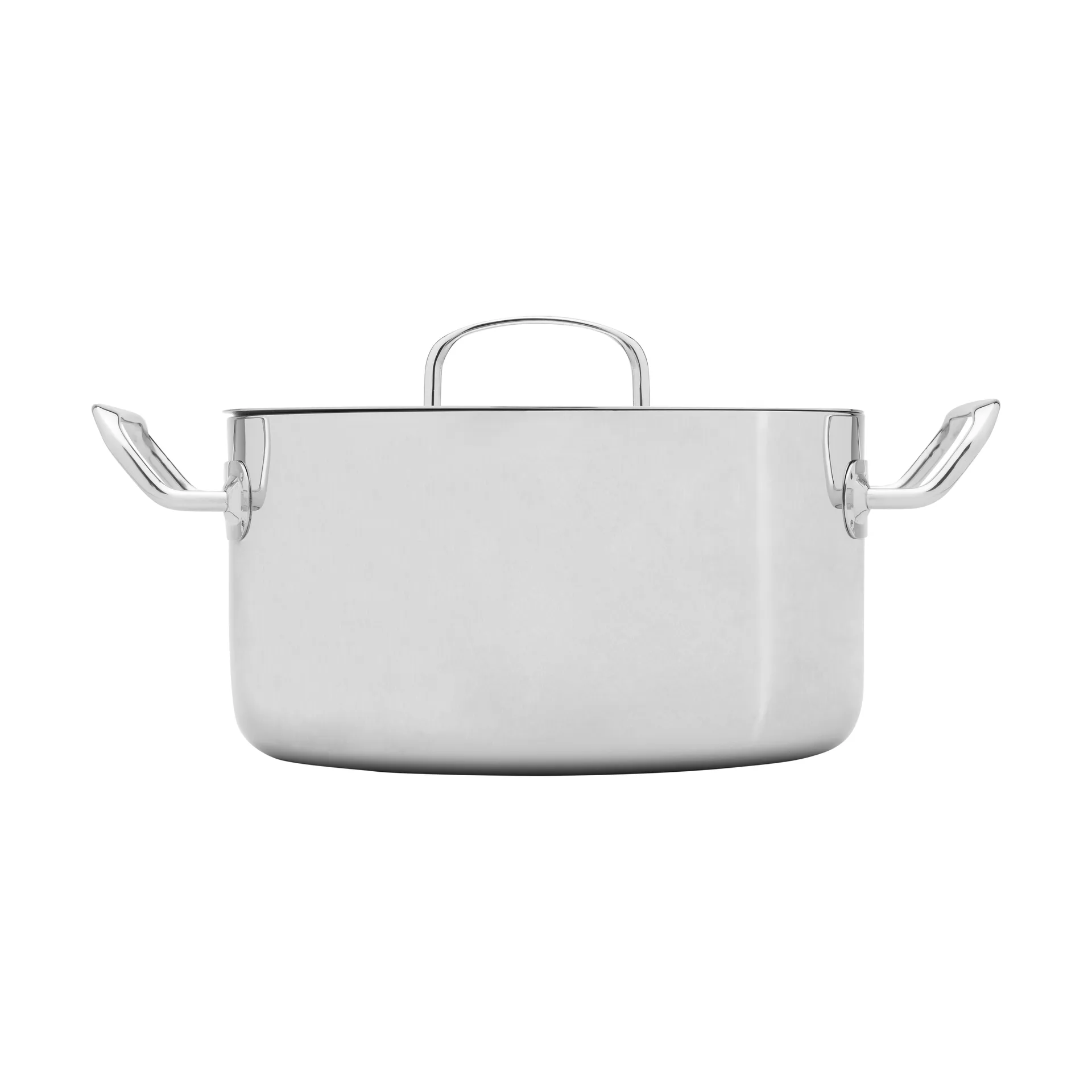 Heirol Steely Classic Triply garnek z pokrywką 5,5 litra, Stal nierdzewna Heirol