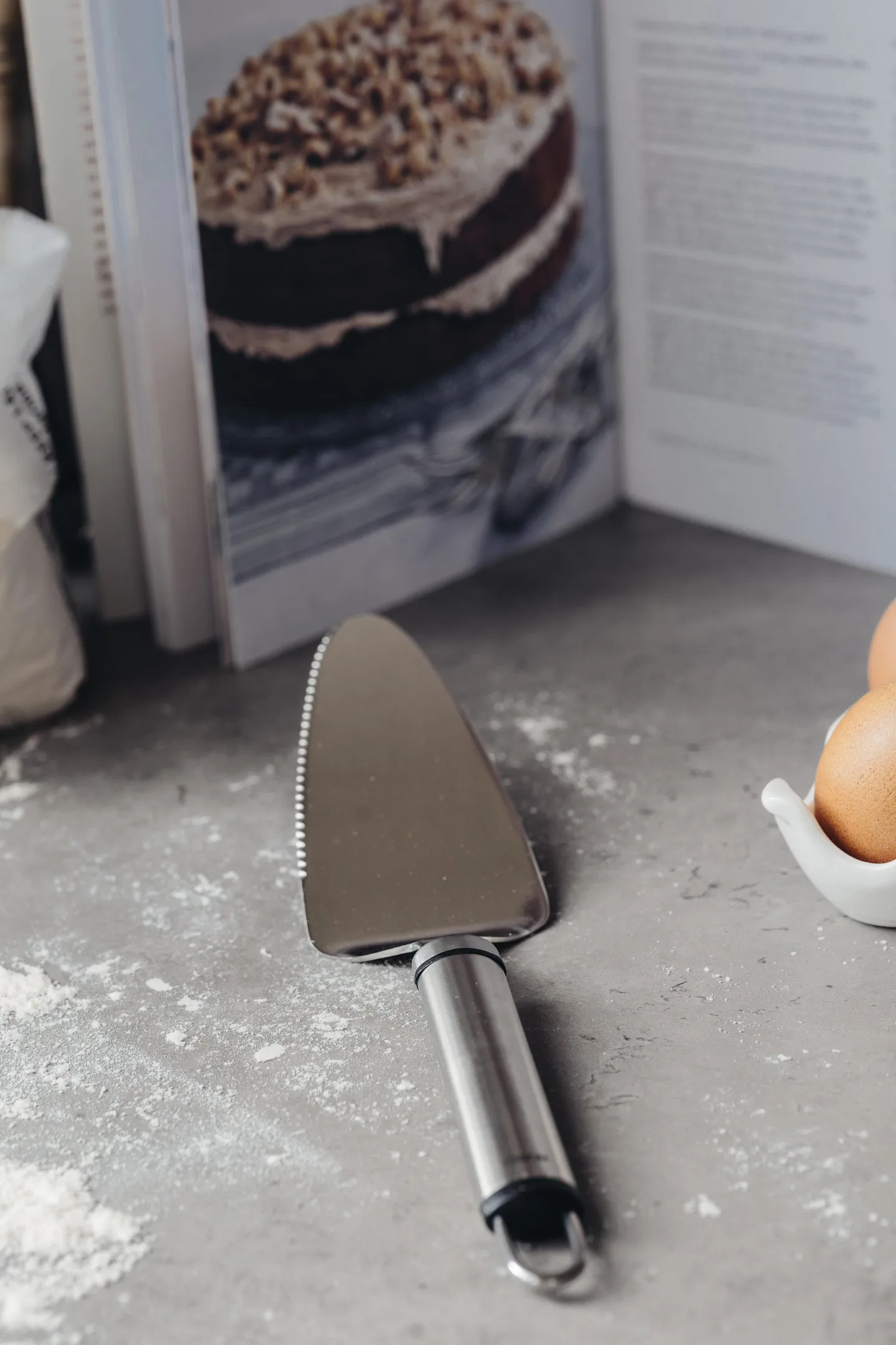 Heirol Steely łopatka do ciasta, Stal nierdzewna Heirol