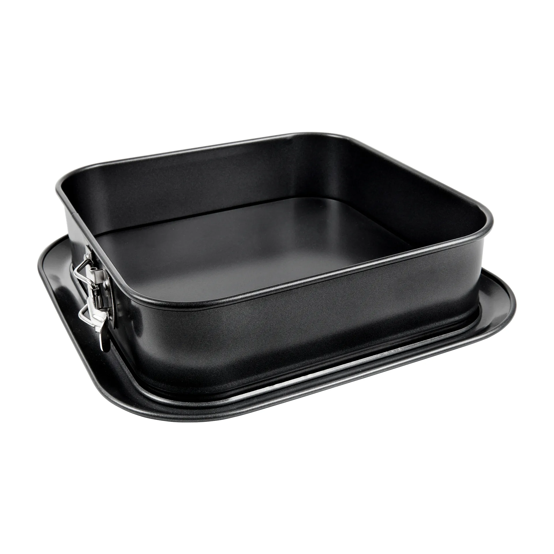 Kwadratowa tortownica Heirol o bardzo szerokiej podstawie, 24x24 cm Heirol