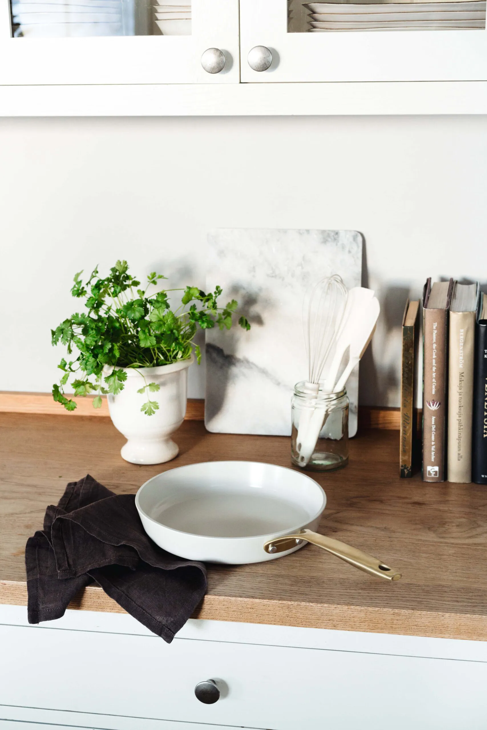 Patelnia Heirol Royal Pearl Ø24 cm, Biało-złota Heirol